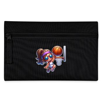 Basketball Basketball Women Basketball - Pencil Case - black - Front