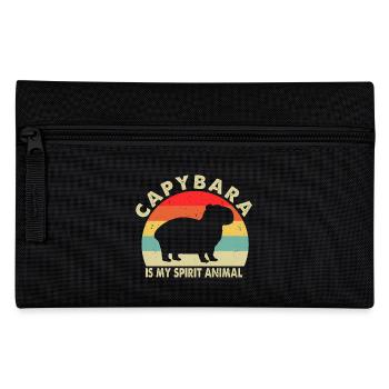 Capybara - Federtasche - Schwarz - Vorne