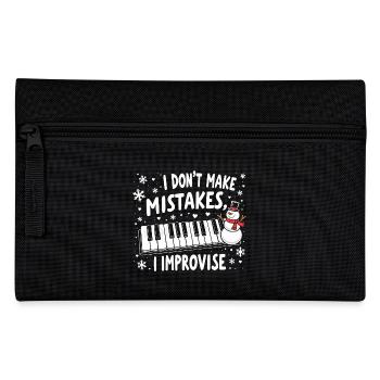 T Shirt Piano - Pianist - Pencil Case - black - Front