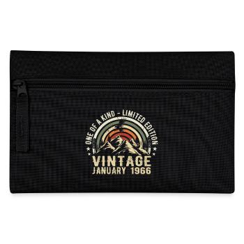 Cadeau Anniversaire Janvier 1966 - Original 59 Ans - Trousse - noir - Devant