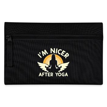 Jeu de mots de yoga - Nicer After Yoga - Trousse - noir - Devant