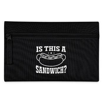 Hot Dog Snack - Pencil Case - black - Front