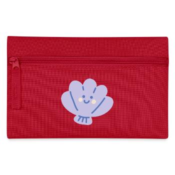 Coquille Océan - Trousse - rouge - Devant