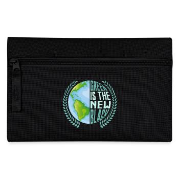 Green Is The New Black Planet Earth Day - Pencil Case - black - Front