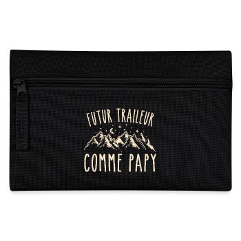 futur traileur cadeau garçon trail - Trousse - noir - Devant