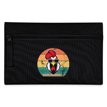 Chicken Rooster - Pencil Case - black - Front