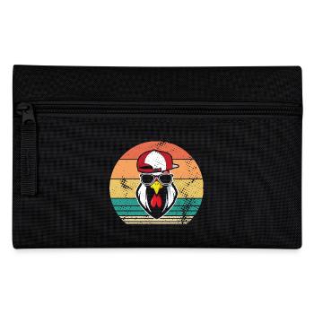 Chicken Rooster - Pencil Case - black - Front