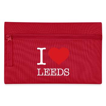 I LOVE LEEDS - Pencil Case - red - Front