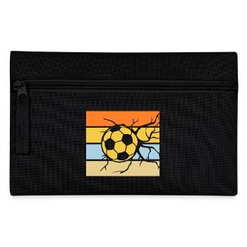 Fußballspieler Fußball - Federtasche - Schwarz - Vorne