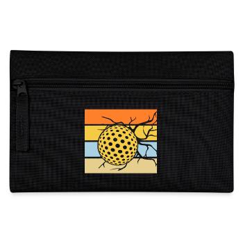 Golfspieler Golf - Federtasche - Schwarz - Vorne