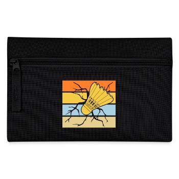 Federball Badminton - Federtasche - Schwarz - Vorne