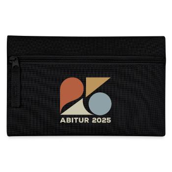 Vintage Abi 2025 - Abitur - Spruch - Federtasche - Schwarz - Vorne