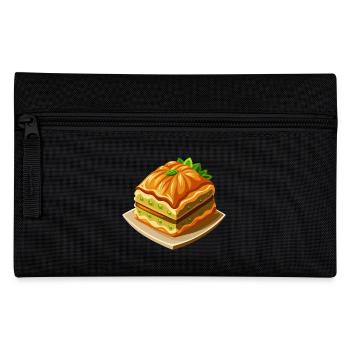Baklava - Dessert turc - Cadeau - Trousse - noir - Devant