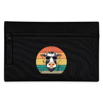 Cow Highland Cattle Cows - Pencil Case - black - Front