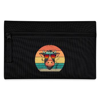 Cow Highland Cattle Cows - Pencil Case - black - Front
