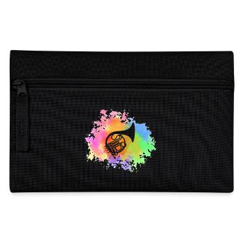 Horn player French horn - Pencil Case - black - Front
