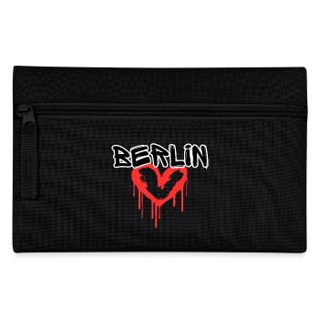 Berlin Graffiti Heart - Pencil Case - black - Front
