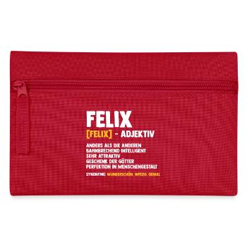 Felix - Pencil Case - red - Front