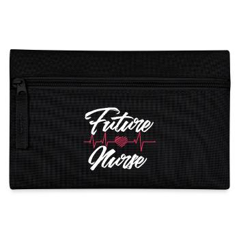 Motif de battement de cœur de Future Nurse - Trousse - noir - Devant