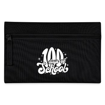 100 Days of School Celebration Design - Pencil Case - black - Front