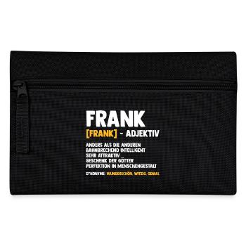 Frank - Federtasche - Schwarz - Vorne