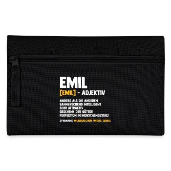 Emil - Pencil Case - black - Front
