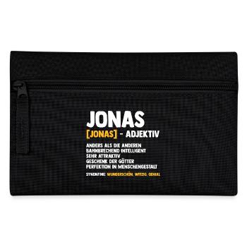 Jonas - Federtasche - Schwarz - Vorne