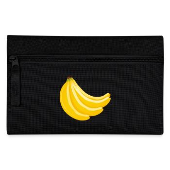 Vier gelbe Bananen im Bund für Fans von Food-Art - Federtasche - Schwarz - Vorne