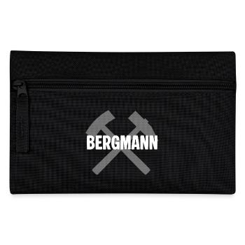 Erzgebirge Bergmann - Federtasche - Schwarz - Vorne