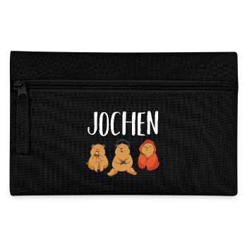Gamer Zocker Zocken Gaming Jochen - Federtasche - Schwarz - Vorne