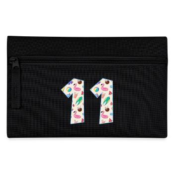 HOLIDAY NUMBER 11 YEARS SUMMER 11TH BIRTHDAY - Pencil Case - black - Front