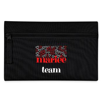 EVJF Mariage Rock Prénom Personnalisable - Trousse - noir - Devant