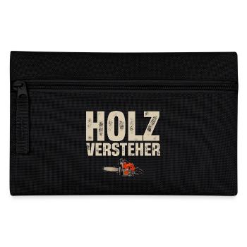 Holzfäller - Federtasche - Schwarz - Vorne