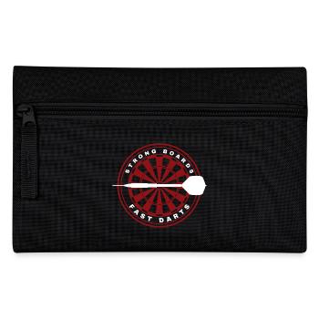 DARTS, STRONG BOARDS AND FAST DARTS - Federtasche - Schwarz - Vorne