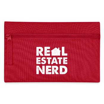 Nerd de l’immobilier - Trousse - rouge - Devant