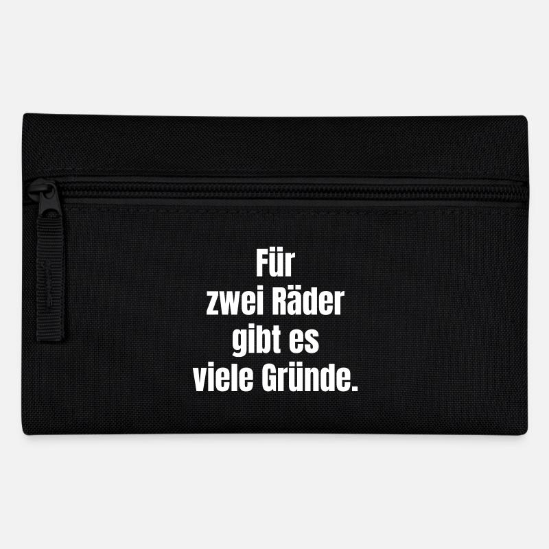 Il y a de nombreuses raisons pour avoir deux roues - Trousse - noir