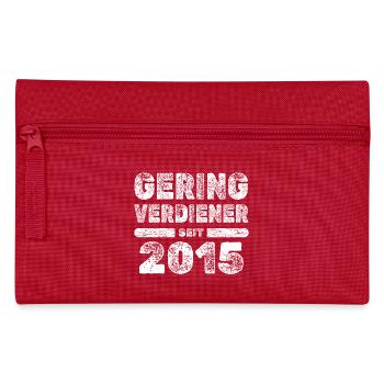 Spruch 2015 - Federtasche - Rot - Vorne