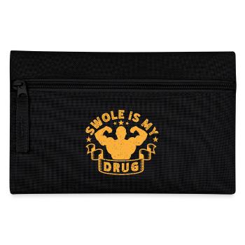 Fitness Motivation Bodybuilder Swole Is My Drug - Federtasche - Schwarz - Vorne