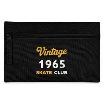 Vintage 1965 Skate Club Retro Geburtsjahr Geschenk - Federtasche - Schwarz - Vorne