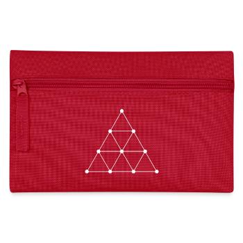Tetractys Sacred Geometry - Pencil Case - red - Front