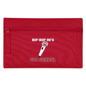 Vinyle DJ Hip-Hop des années 90 Old School - Trousse - rouge - Devant
