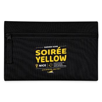 Soirée Yellow ! Soirées culte de Brice - Trousse - noir - Devant