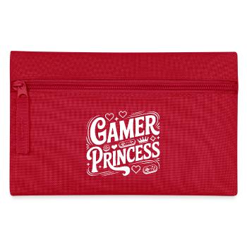 Gamer-Prinzessin - Federtasche - Rot - Vorne