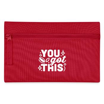 You got this encouragement - Pencil Case - red - Front