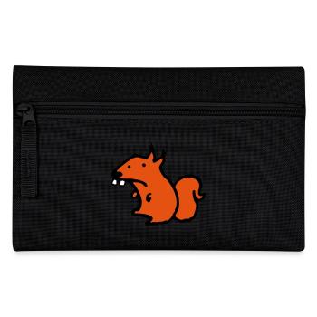Eichhörnchen - Federtasche - Schwarz - Vorne