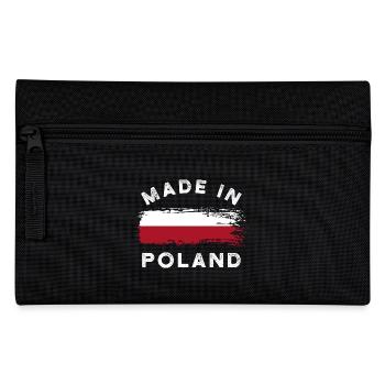 Fabriqué en Pologne - Drapeau de la Pologne - Trousse - noir - Devant