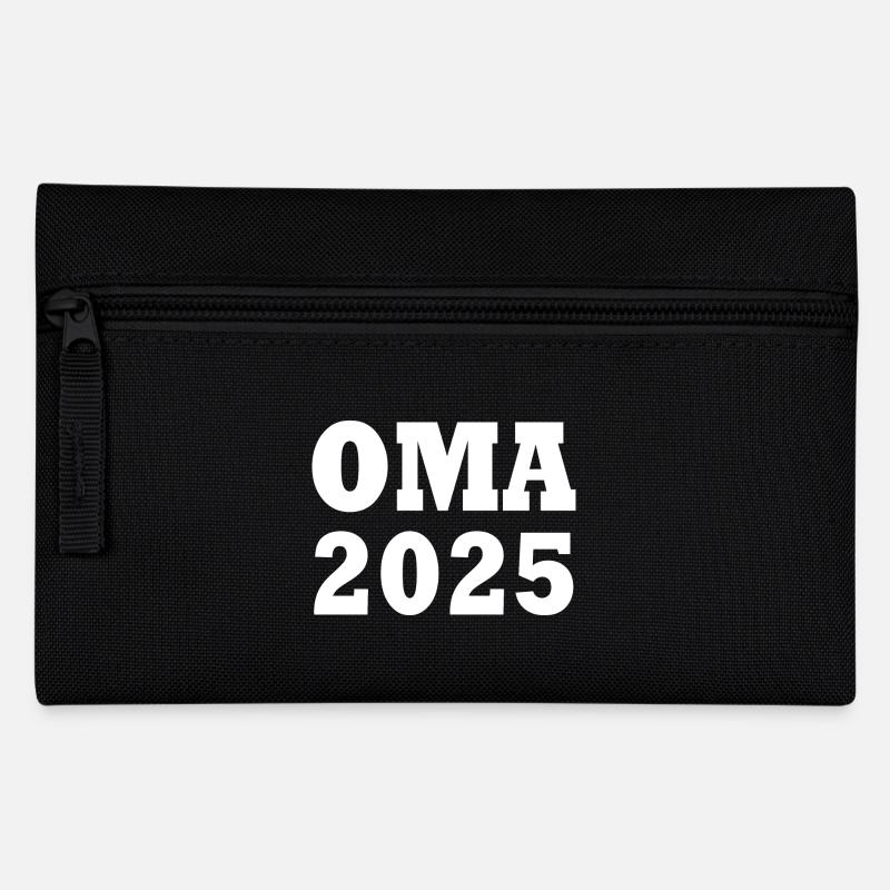 Oma 2025 - Federtasche - Schwarz