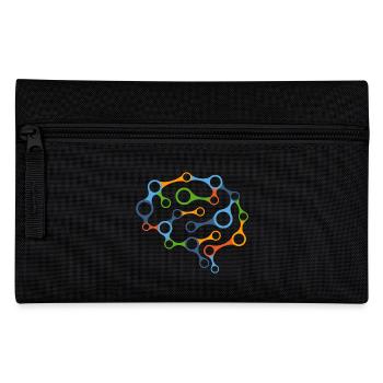 Gehirn Netzwerk - Federtasche - Schwarz - Vorne