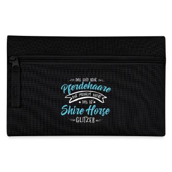 Shire Horse Shirt-Glitzer - Federtasche - Schwarz - Vorne