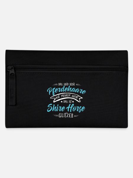 Shire Horse Shirt-Glitzer - Federtasche - Schwarz